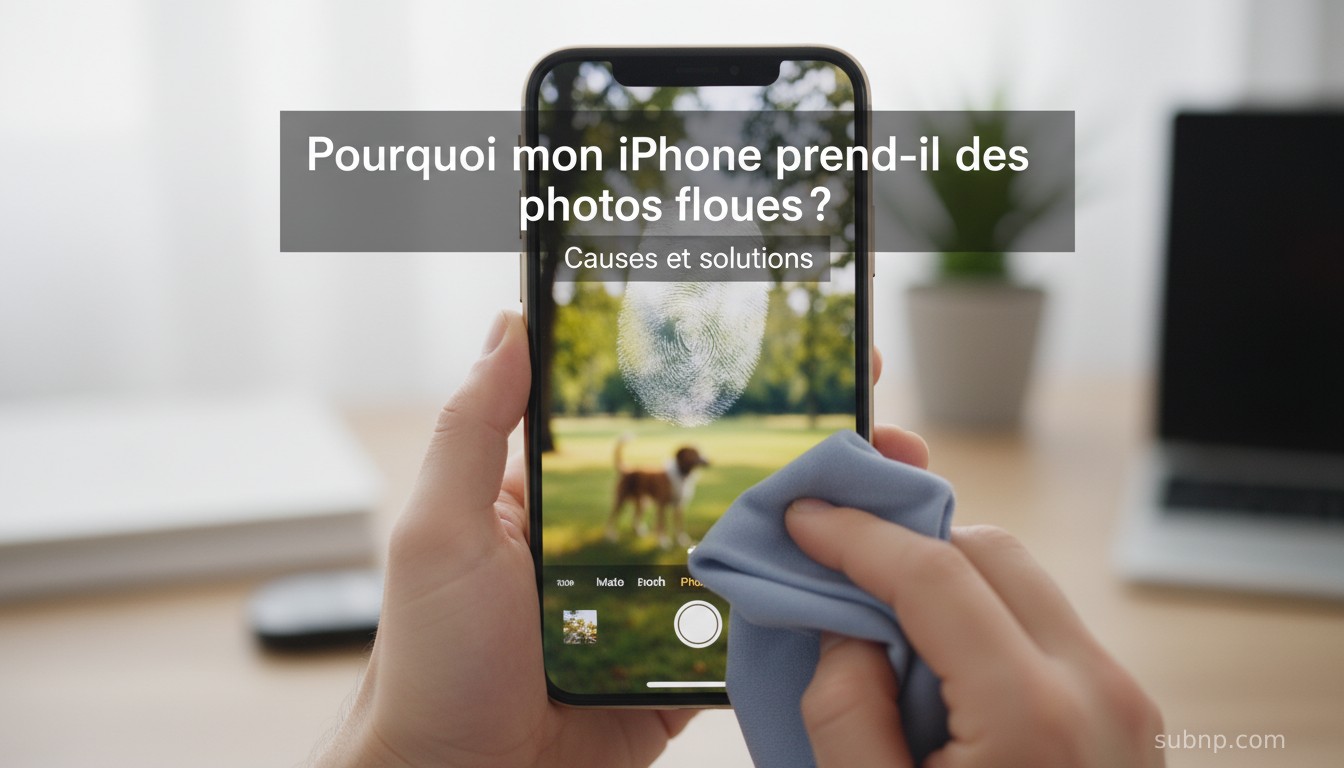 Pourquoi mon iPhone prend-il des photos floues ? Causes et solutions